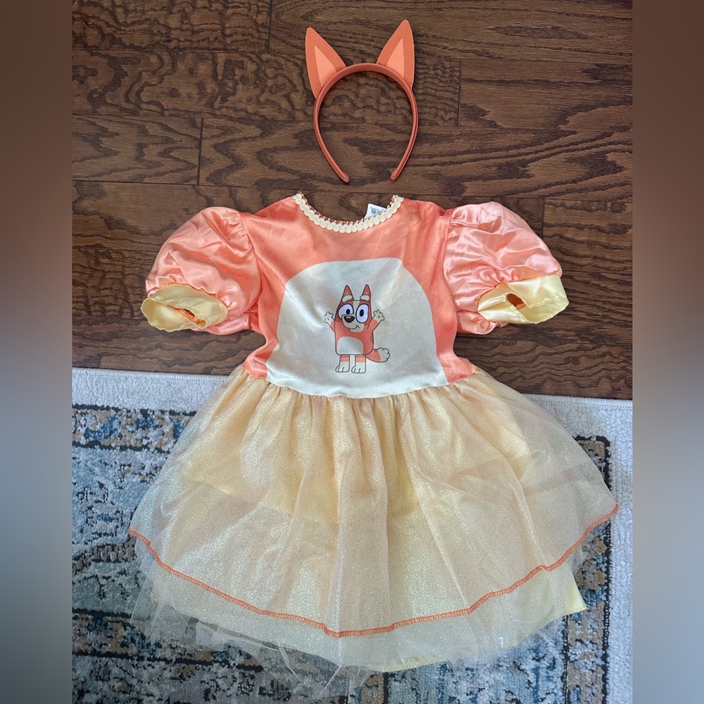 Bluey- Bingo Toddler Halloween Costume- 3T/4T- M